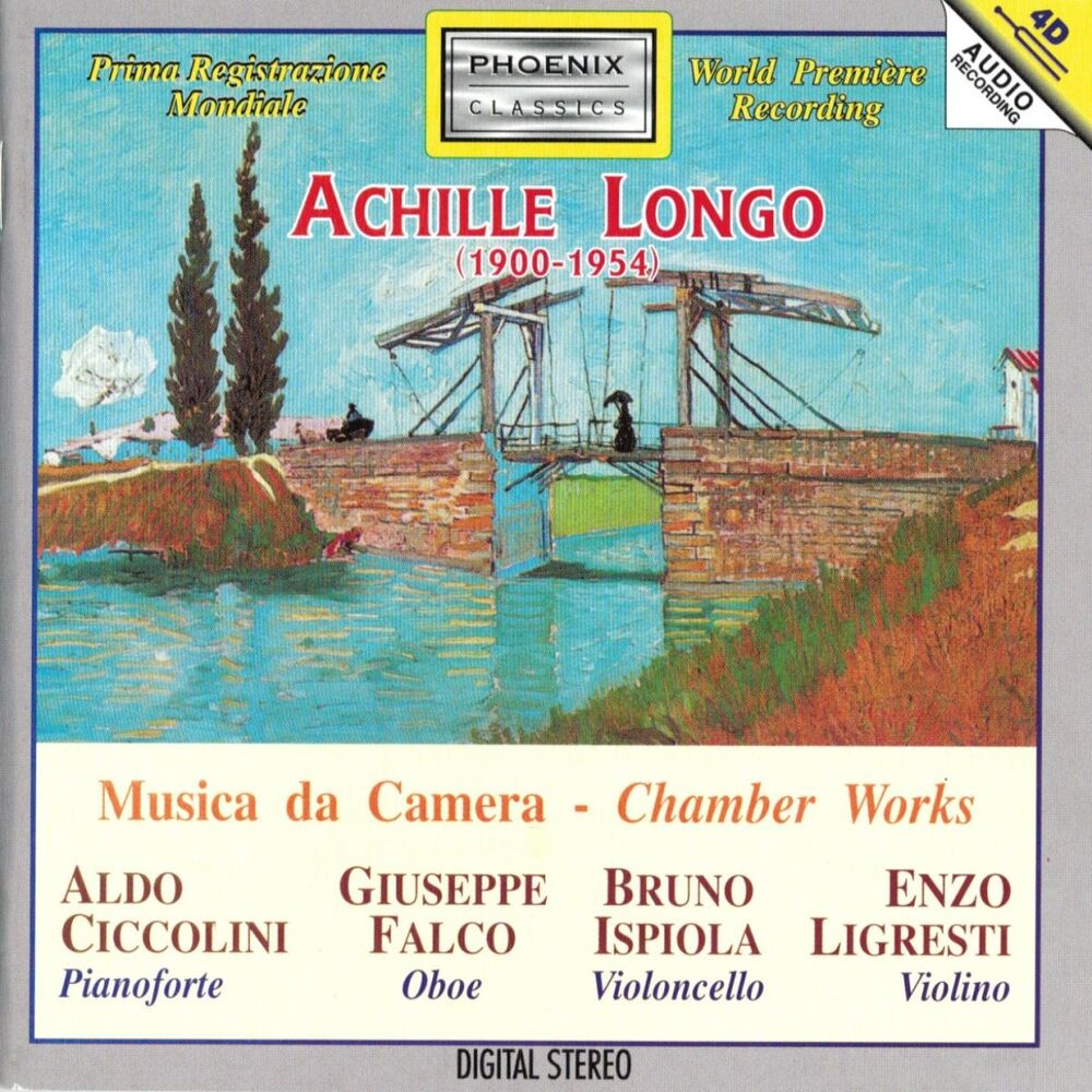 Picture of Achille Longo : Musica da camera (World Première Recording)