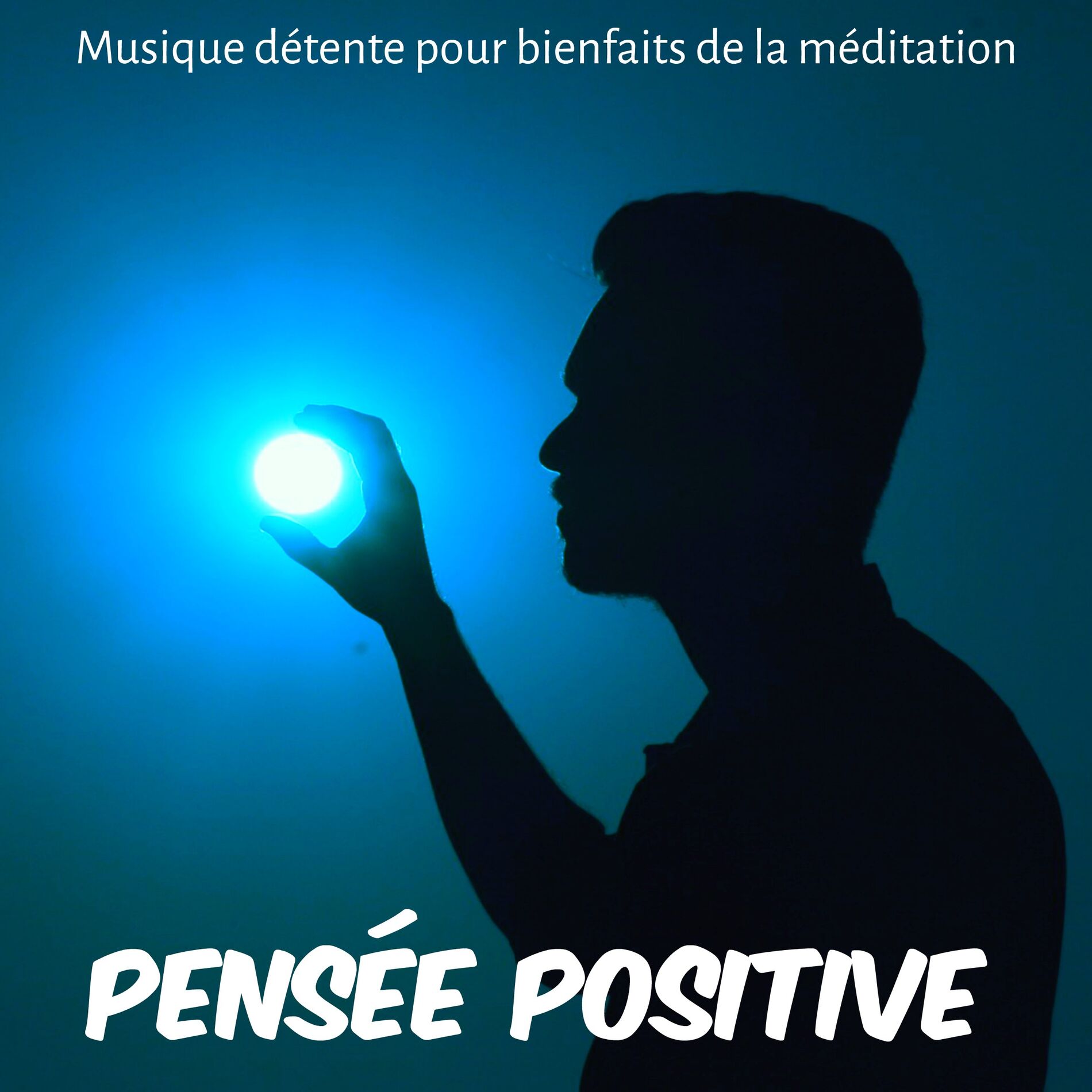Album cover of Pensée Positive - Musique détente pour bienfaits de la méditation exercice mental retraite de méditation avec sons relaxants new a