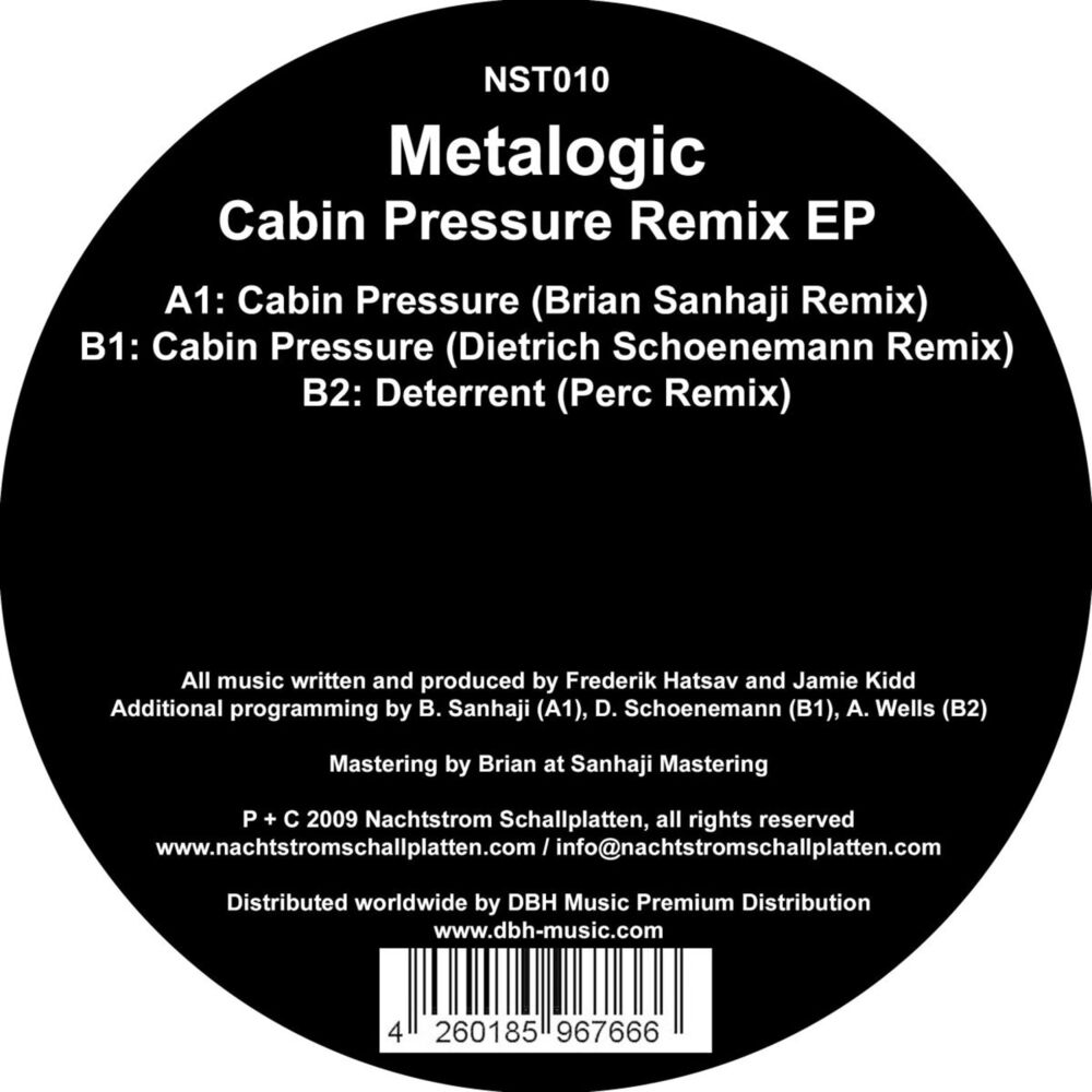 Picture of Cabin Pressure Remix EP