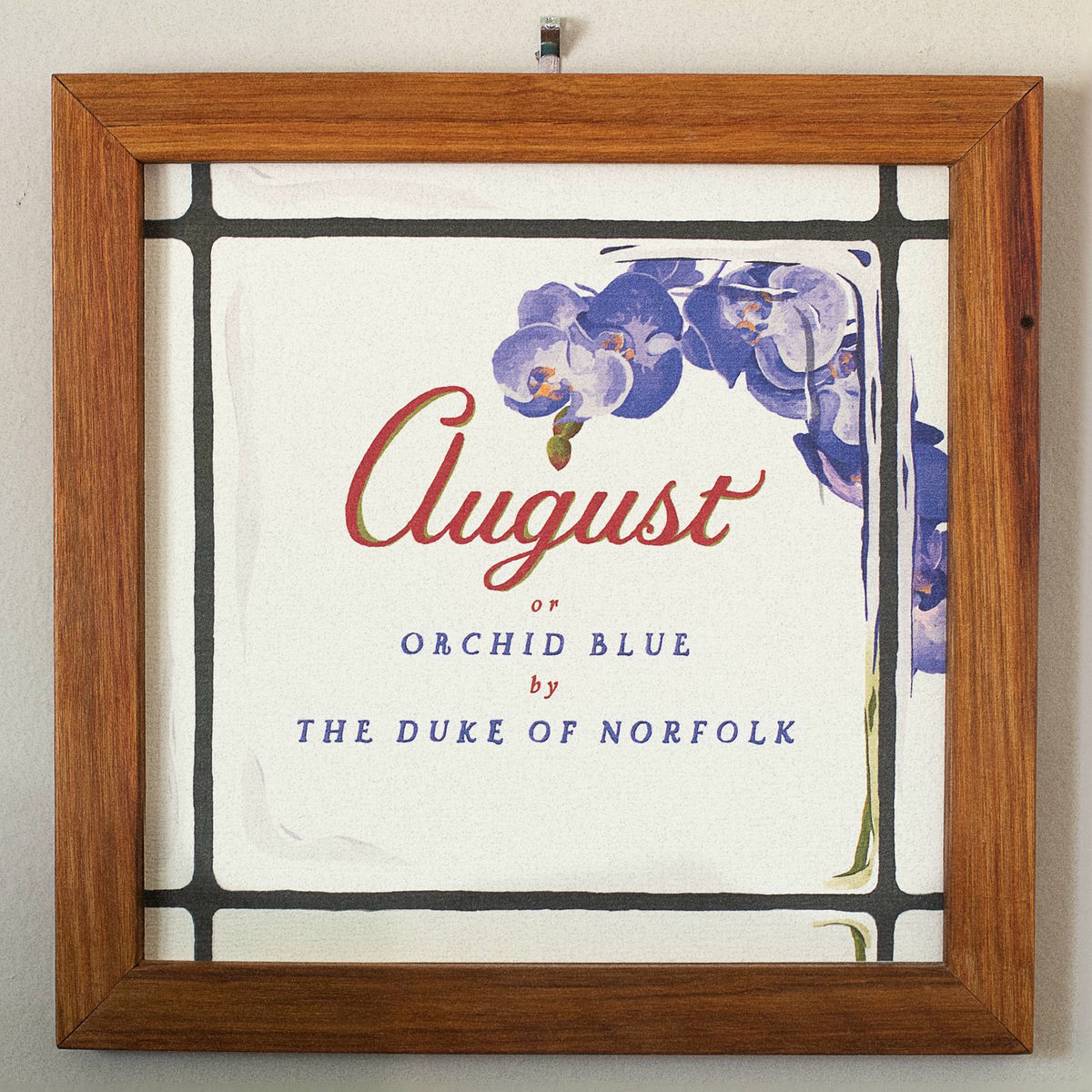Album cover of August / Orchid Blue