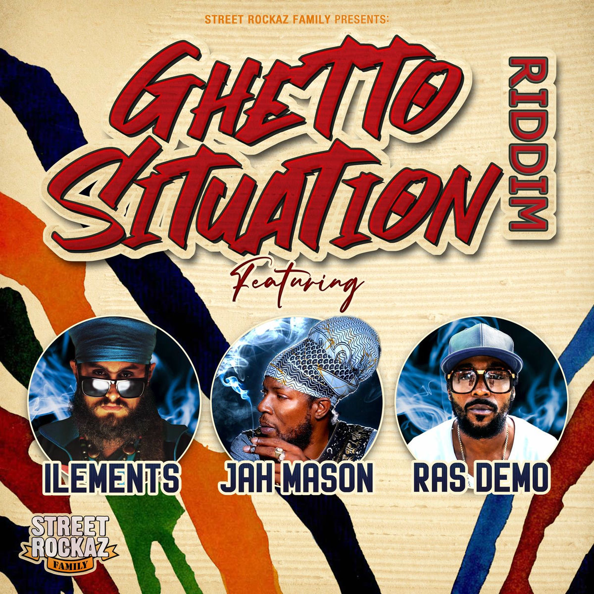 Album cover of Street Rockaz presents Ghetto Situation Riddim