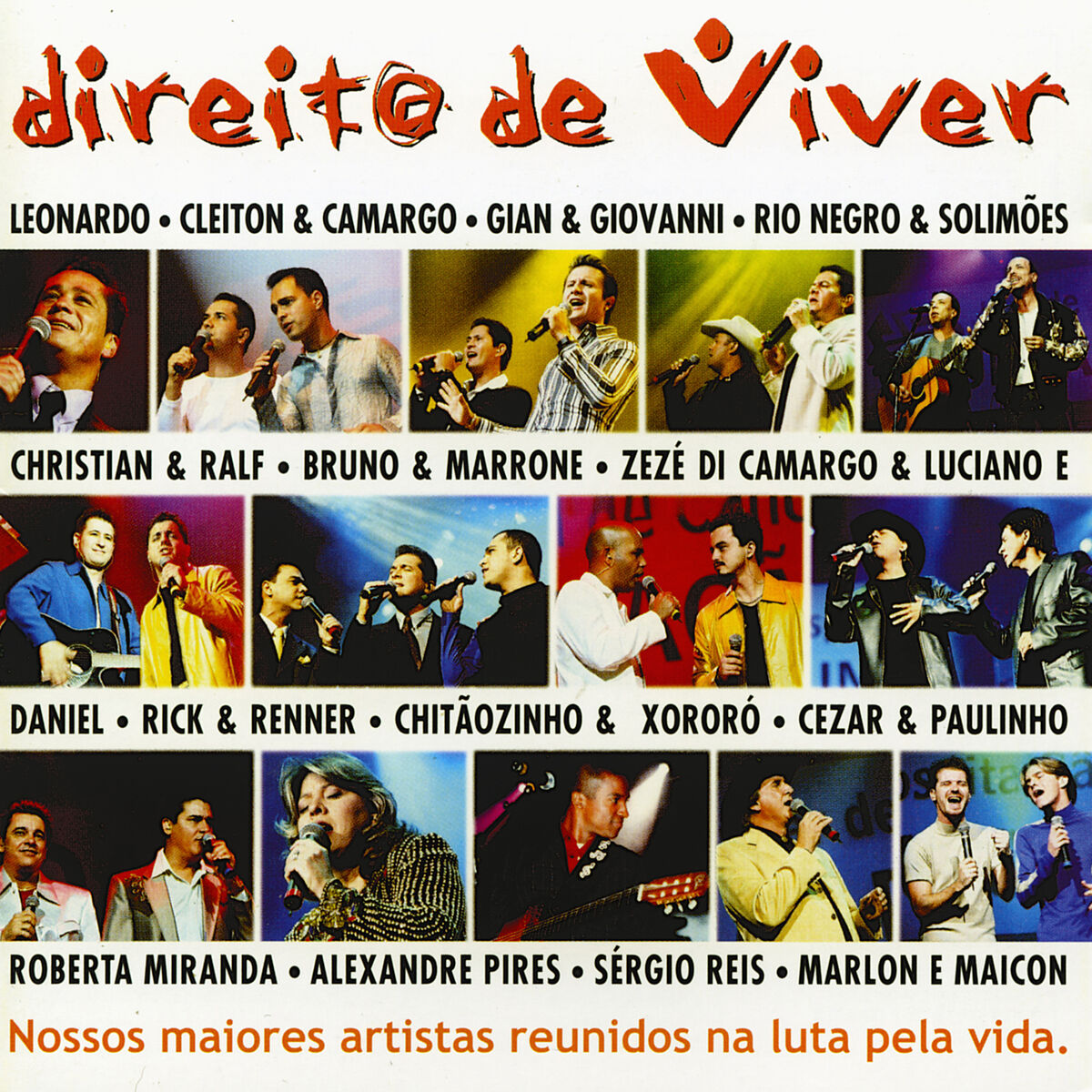 Album cover of Direito de viver (Ao vivo)