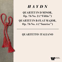 Cover of Haydn: String Quartets, Op. 76 Nos. 2 "Fifths" & 4 "Sunrise"