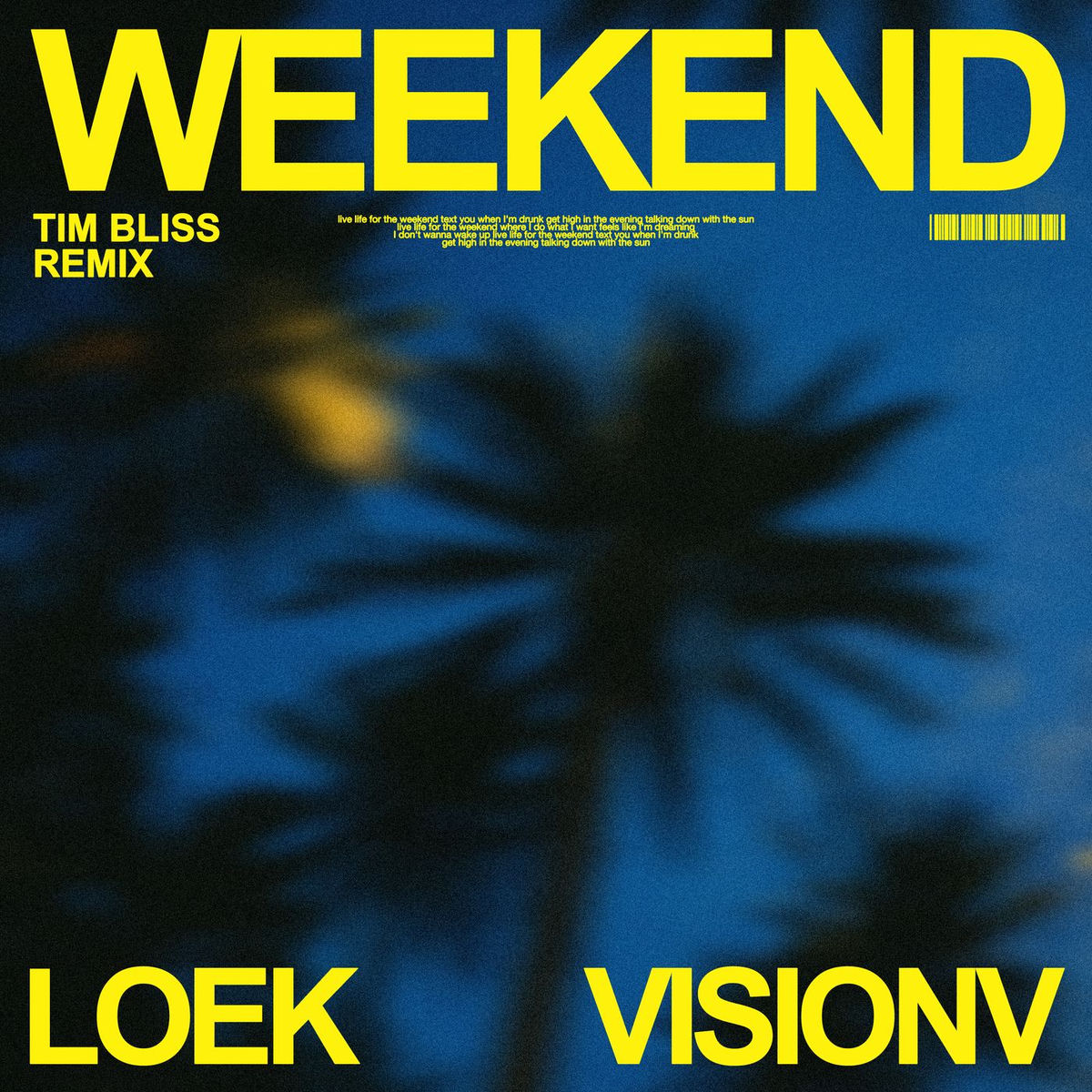 Album cover of Weekend (Tim Bliss Remix)
