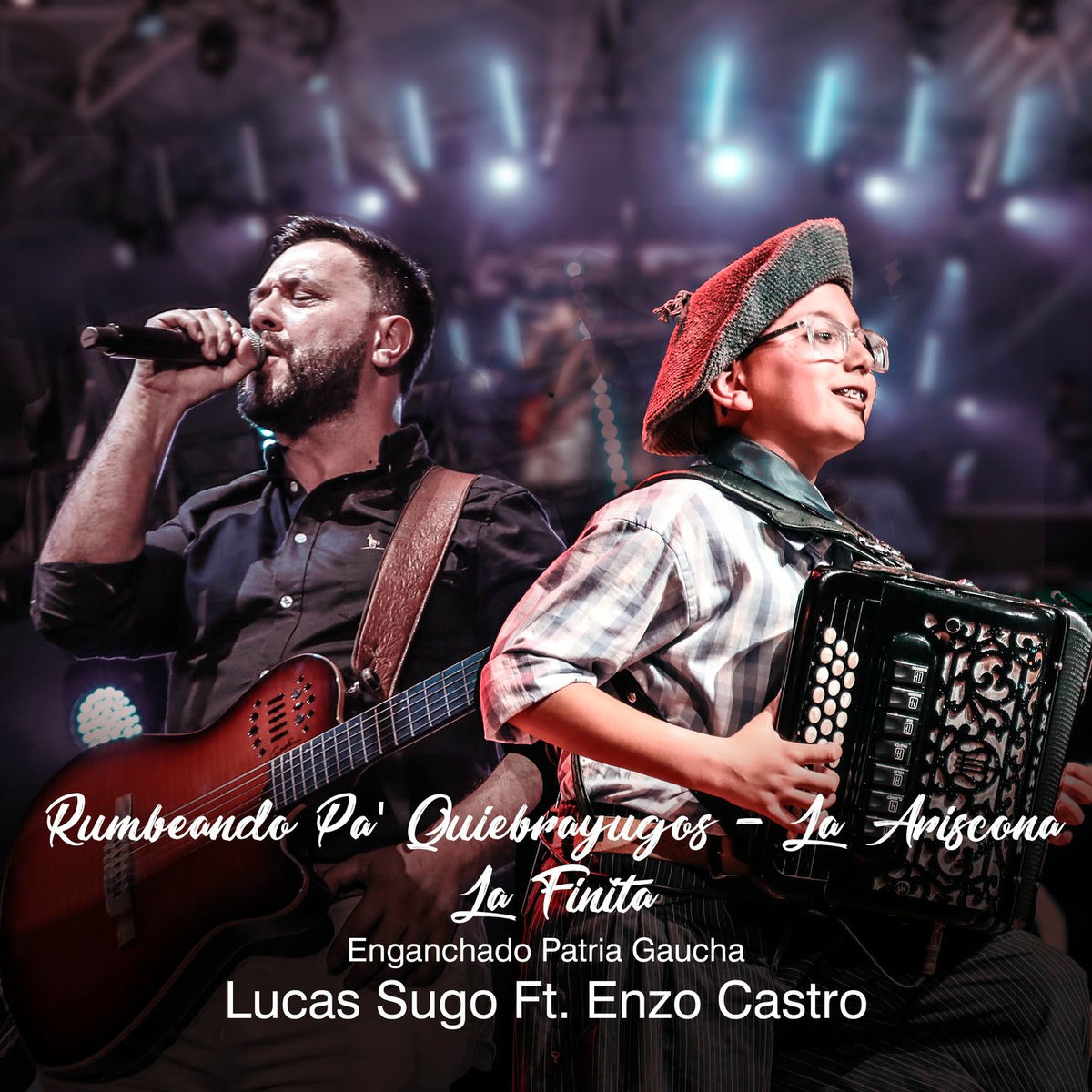 Album cover of Enganchado Patria Gaucha: Rumbeando pa´ Quiebrayugos / La Ariscona / La Finita