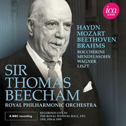 Cover of Haydn, Mozart, Beethoven & Brahms (Live)