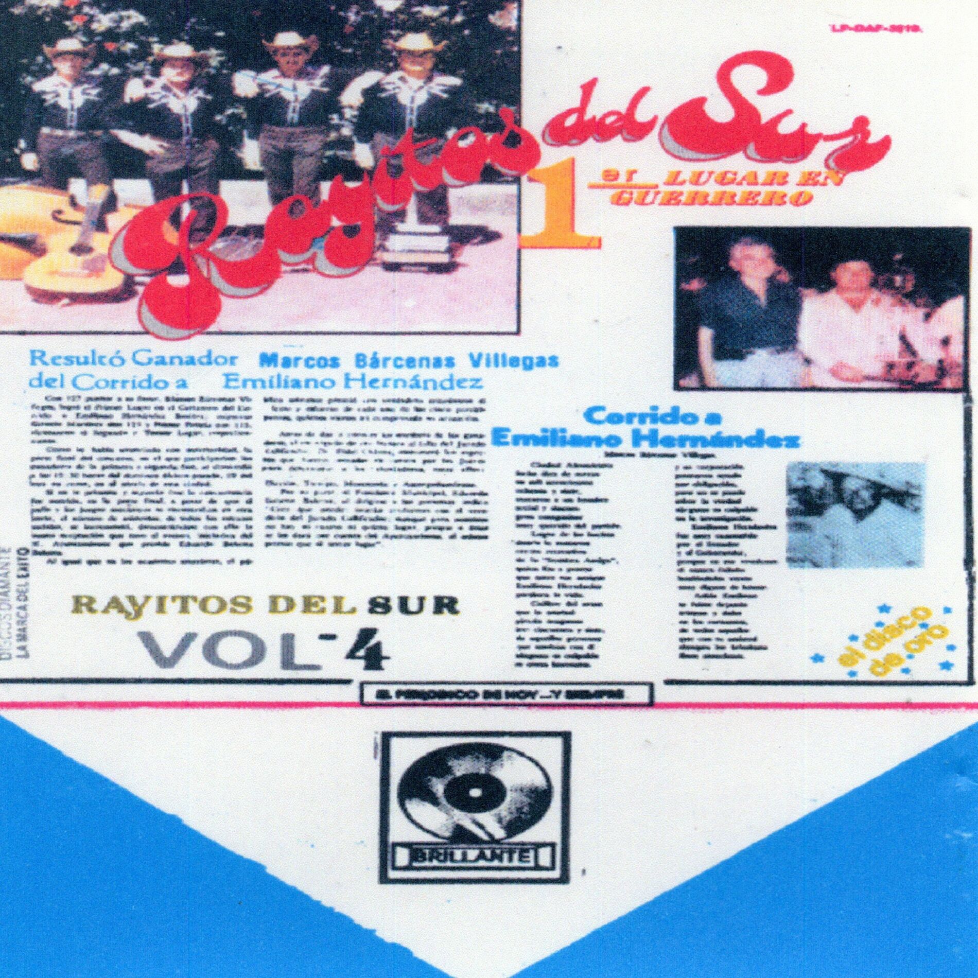 Album cover of Rayitos Del Sur Vol. 4