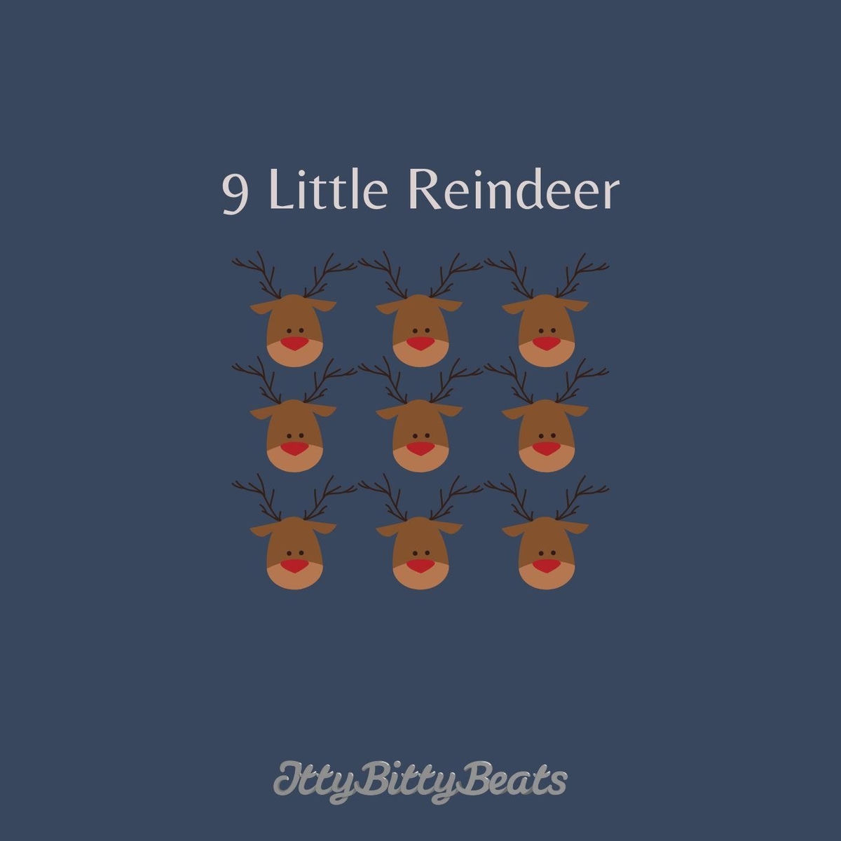 Album cover of Nine Little Reindeer