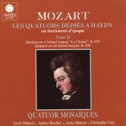 Cover of Mozart: Les quatuors dédiés à Haydn sur instruments d'époque, Vol. 2
