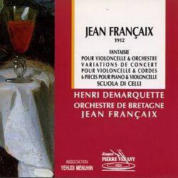 Cover of Francaix : Fantaisie pour violoncelle