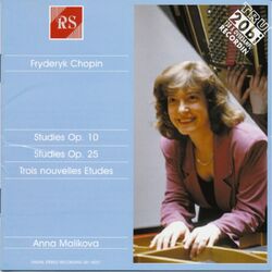 Cover of Fryderyk Chopin: Etudes, Op. 10 and 25 / Trois nouvelles études
