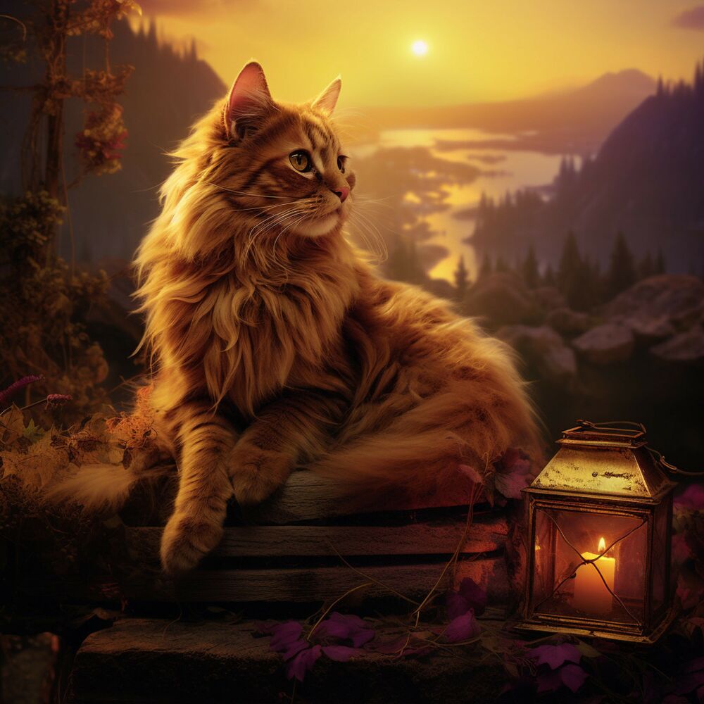 Picture of Cat's Rhapsody by the Firelight: Music in the Firelight