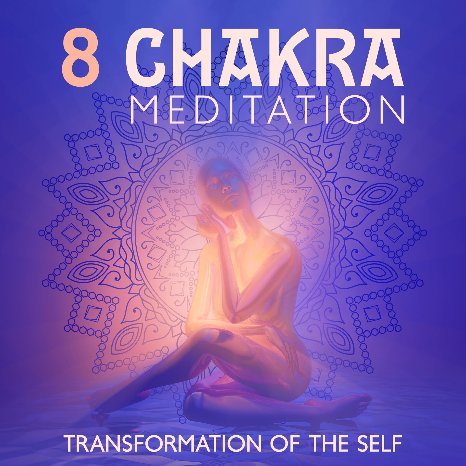 Album cover of 8 Chakra Meditation: Transformation of the Self, String Resonance, Aura Frequency Vibration