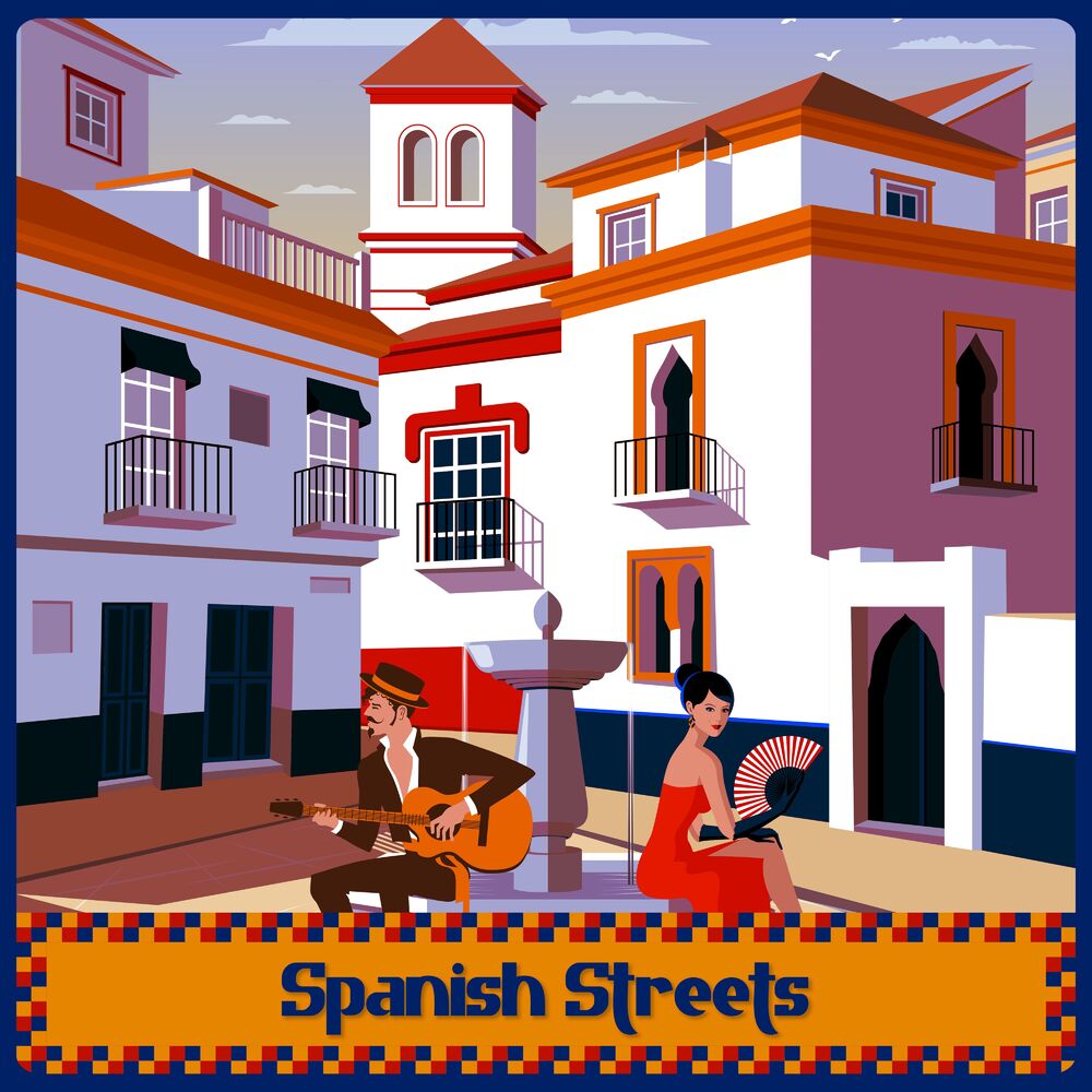 Picture of Spanish Streets: Latin Guitar Jazz Lounge