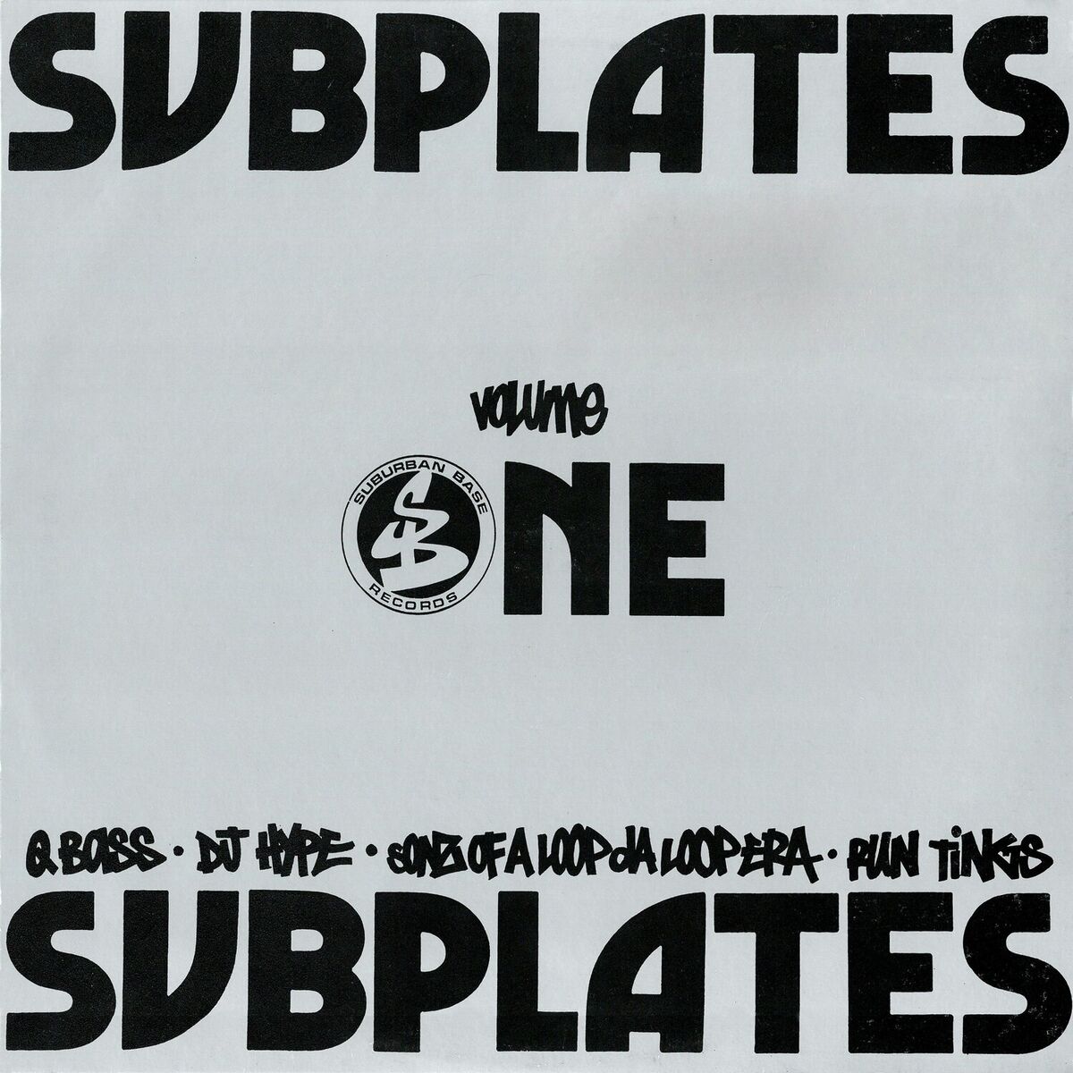 Album cover of Subplates Vol. 1