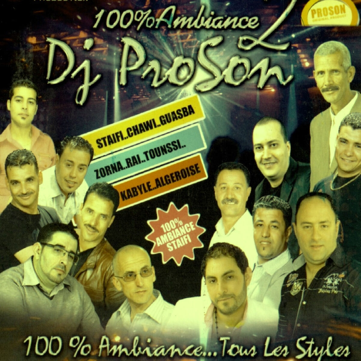Album cover of DJ Proson 2 100% Ambiance