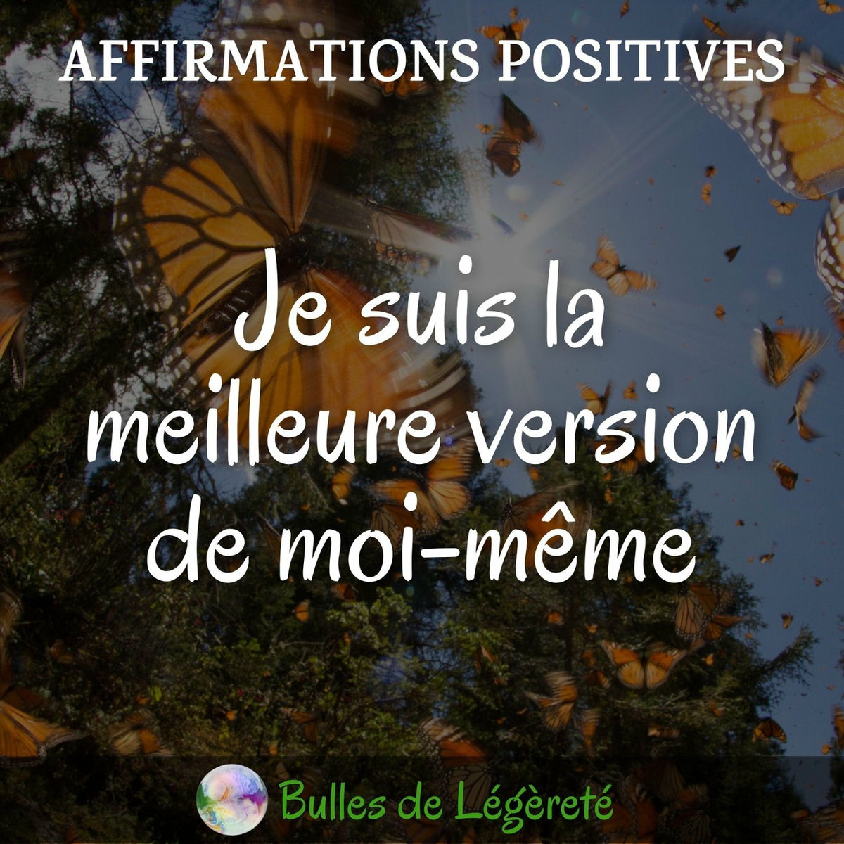 Album cover of Affirmations positives: Je suis la meilleure version de moi-même