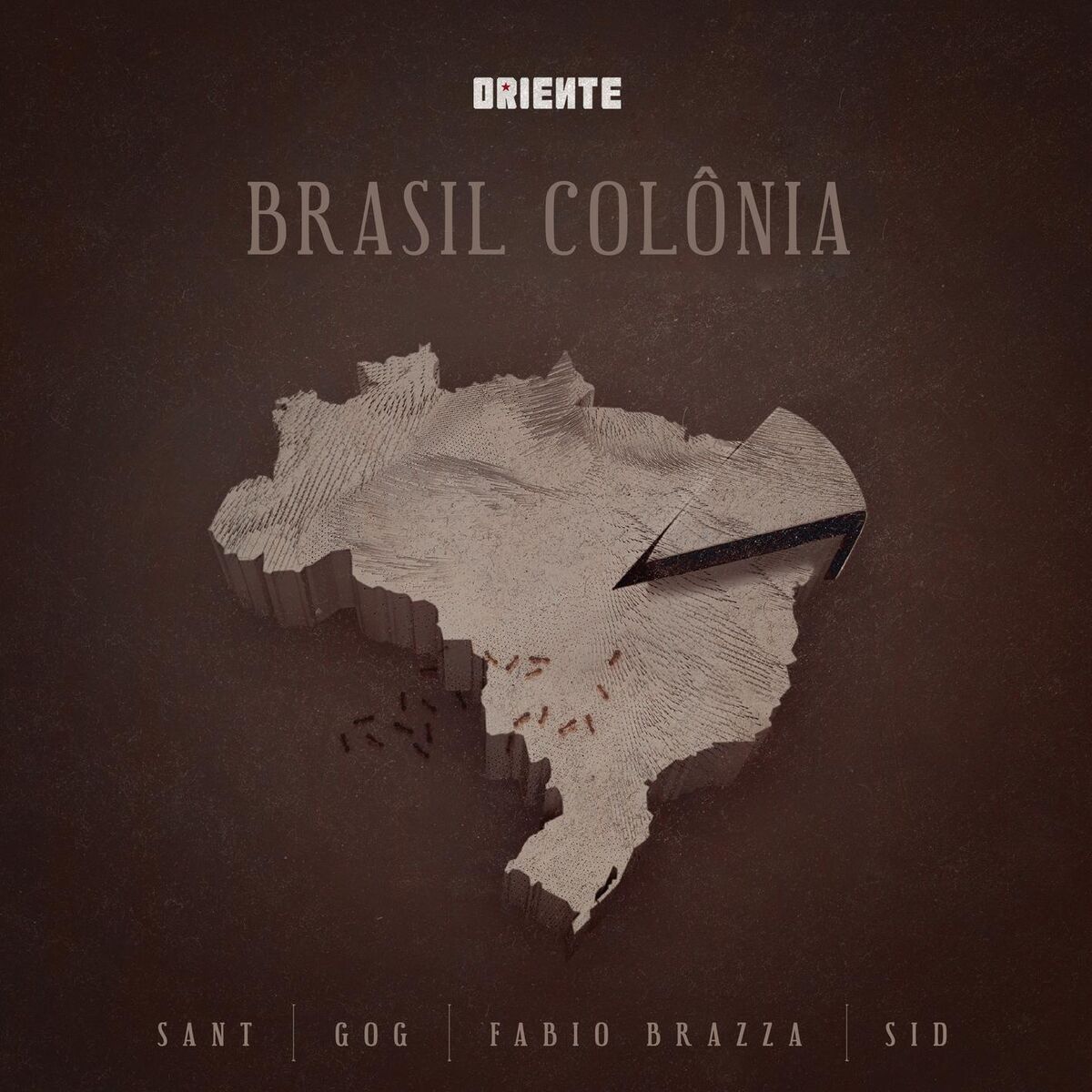 Album cover of Brasil Colônia (feat. Fábio Brazza, Sant, Sid & GOG)
