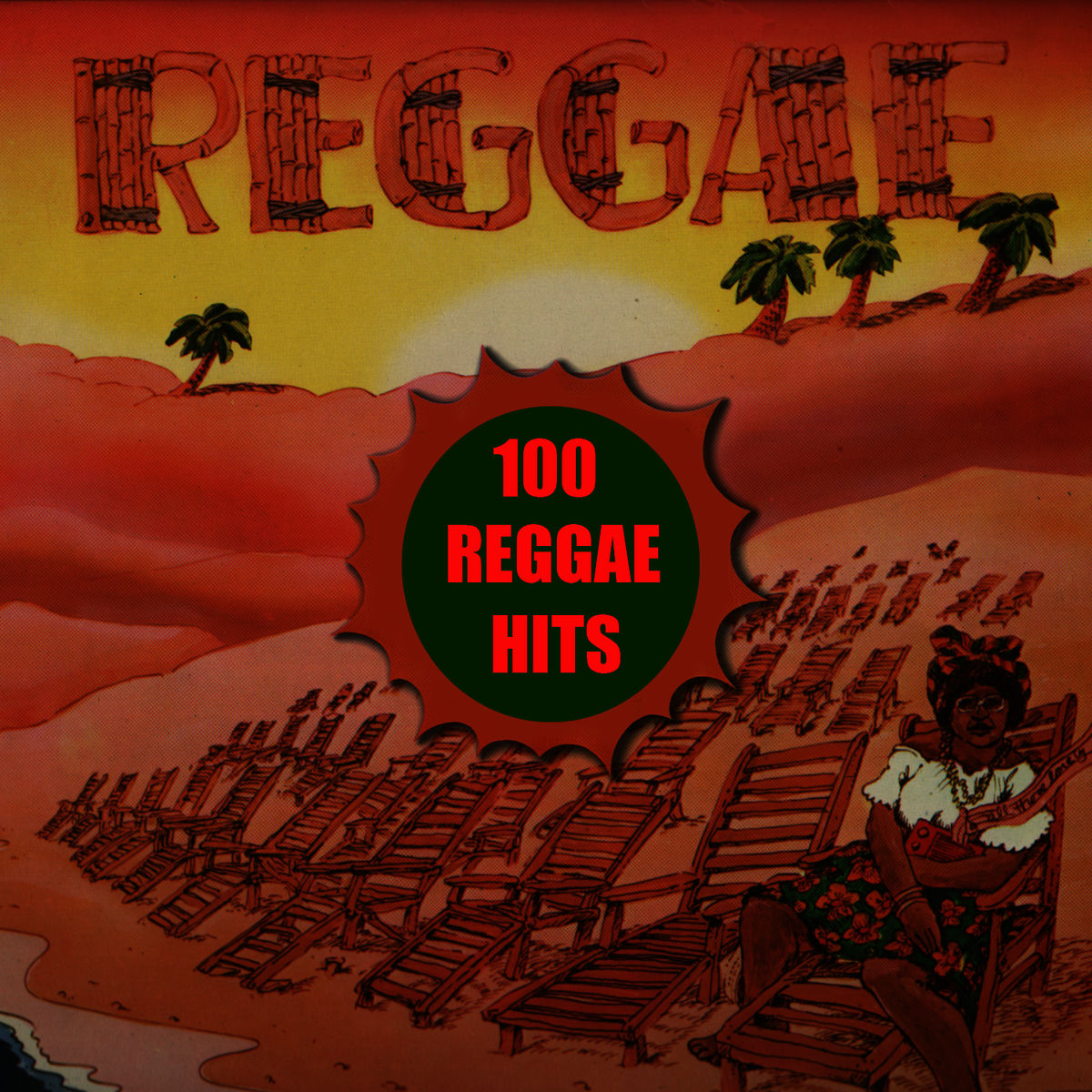 Album cover of 100 Reggae Hits