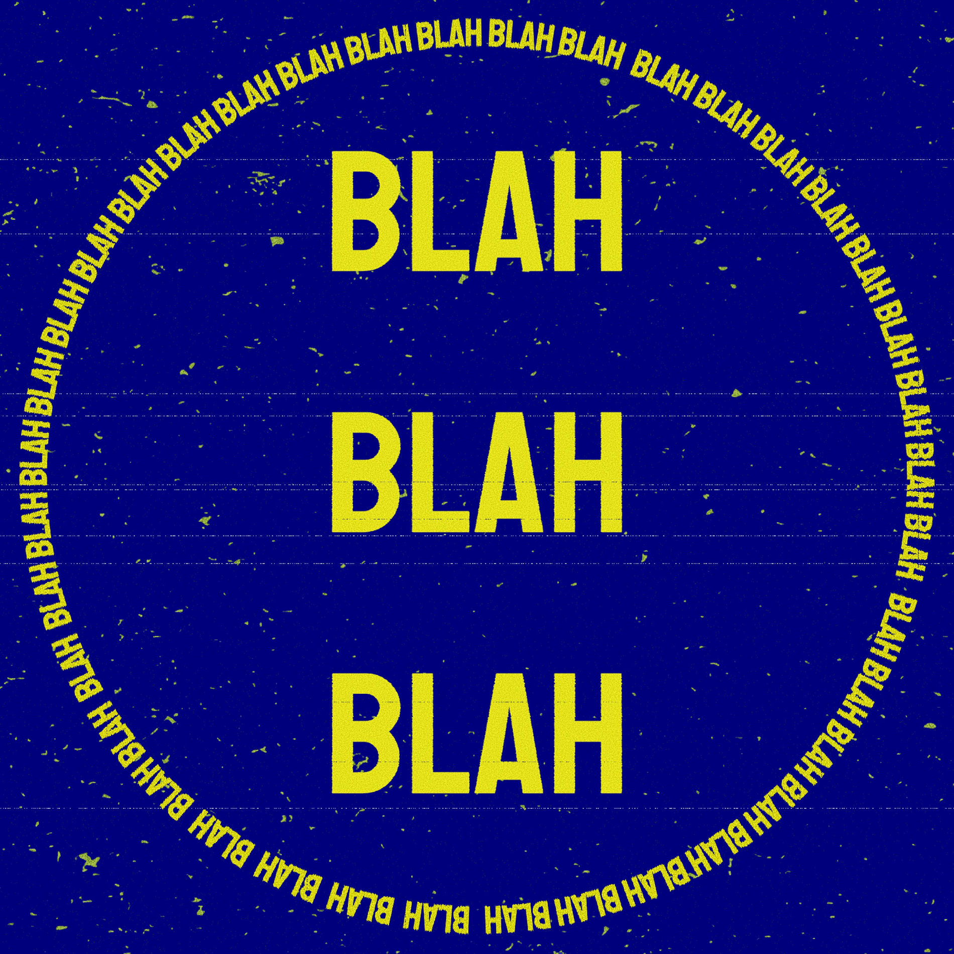 Album cover of Blah Blah Blah