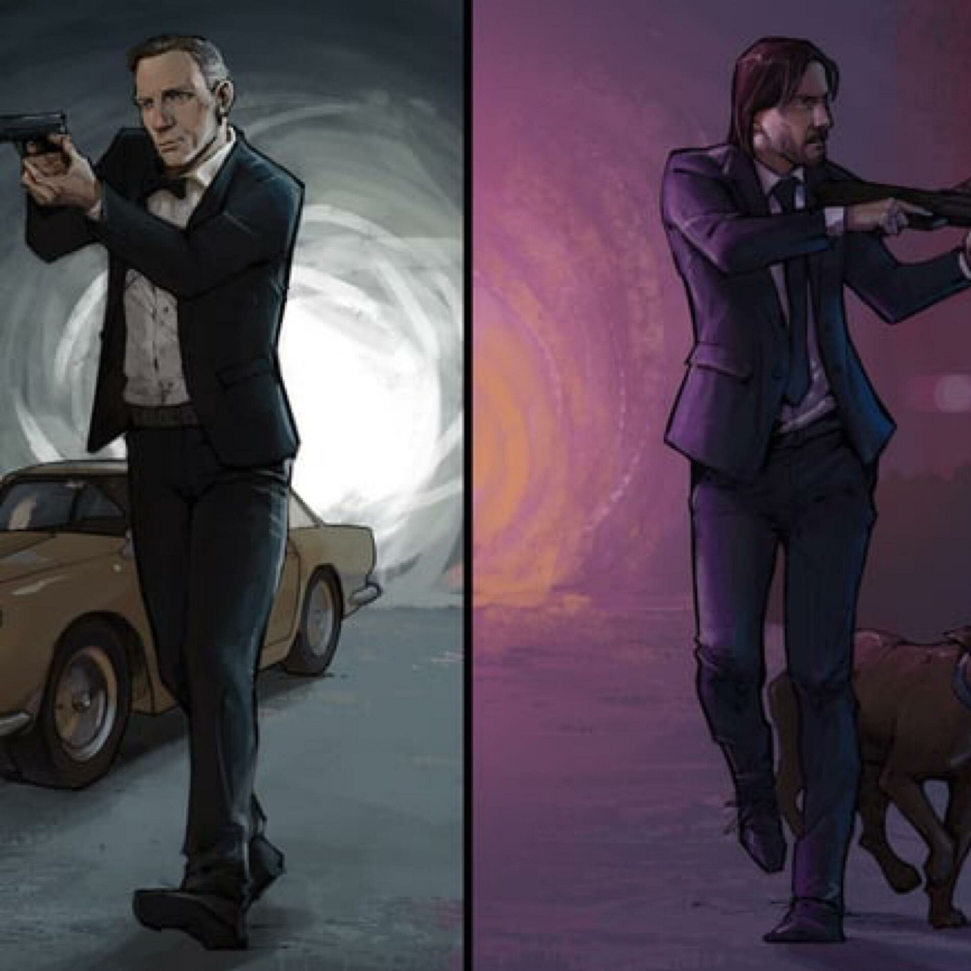 Album cover of JAMES BOND & JOHN WICK (feat. Fukkit)