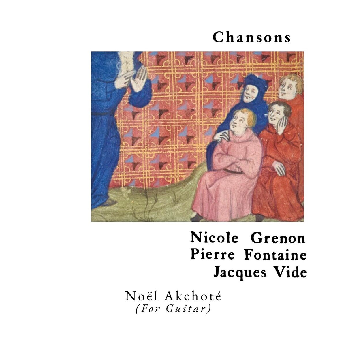 Album cover of Chansons Grenon, Fontaine & Vide (For guitar)