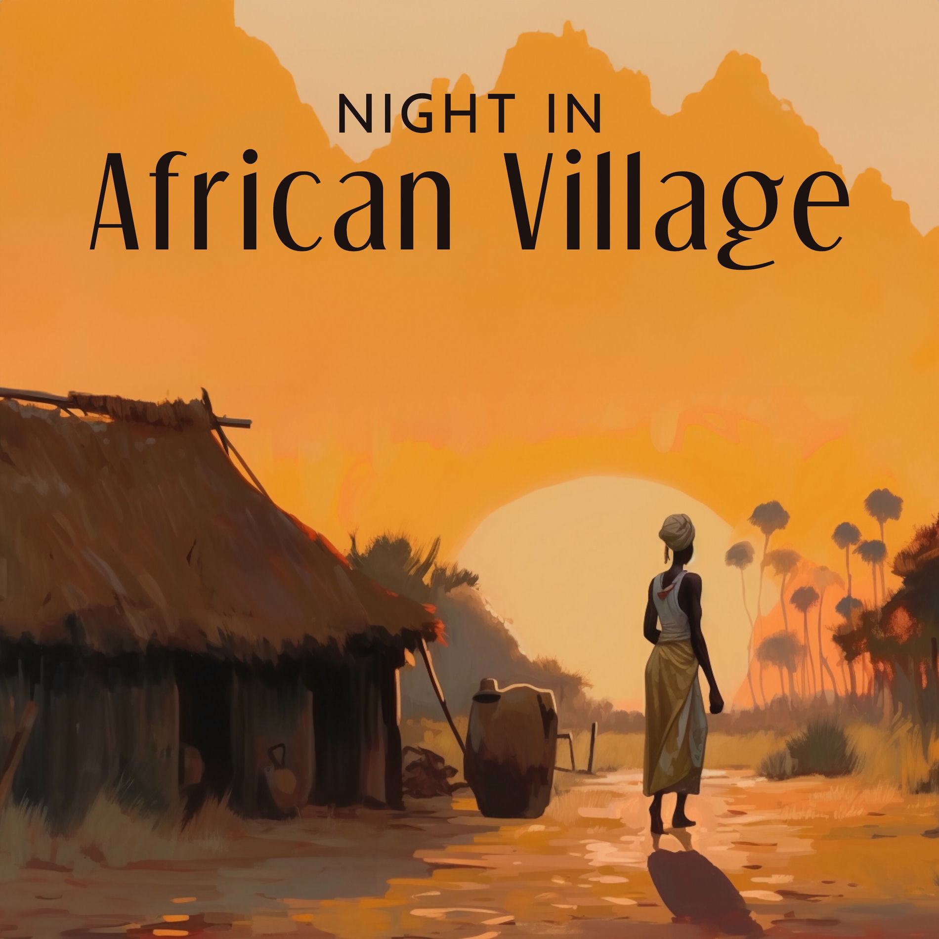Album cover of Nuit dans un village africain: Chants ethniques africains
