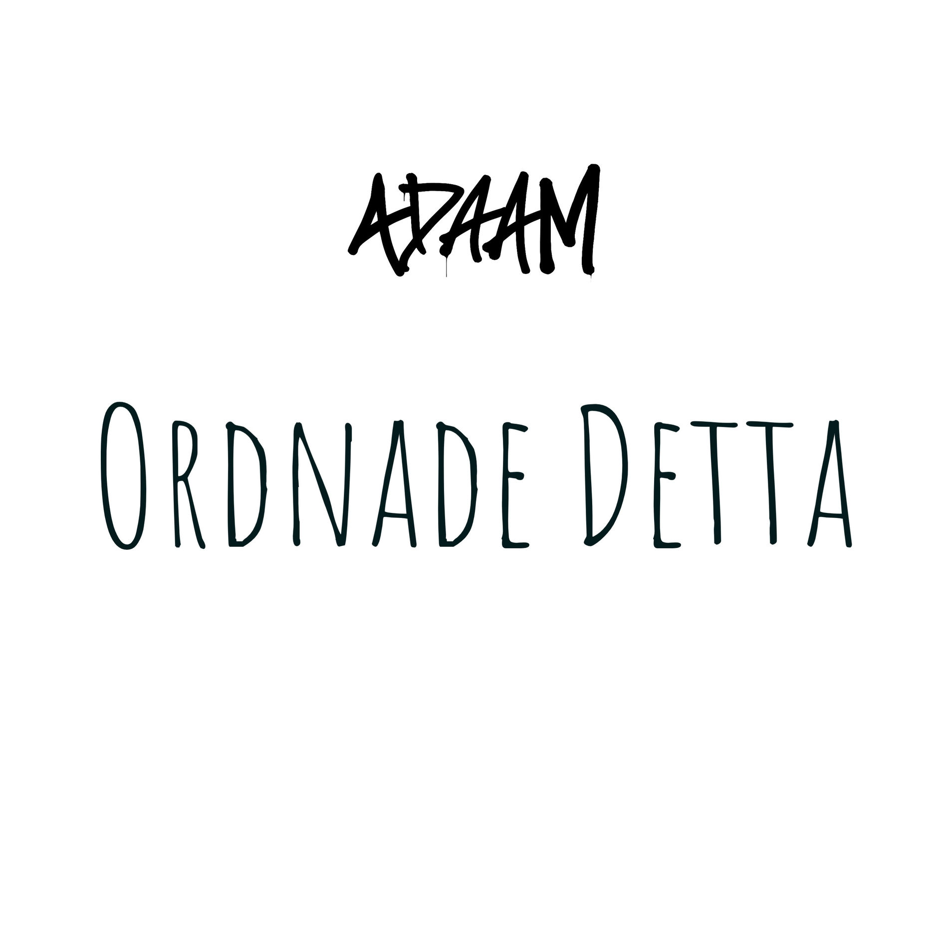 Album cover of Ordnade Detta