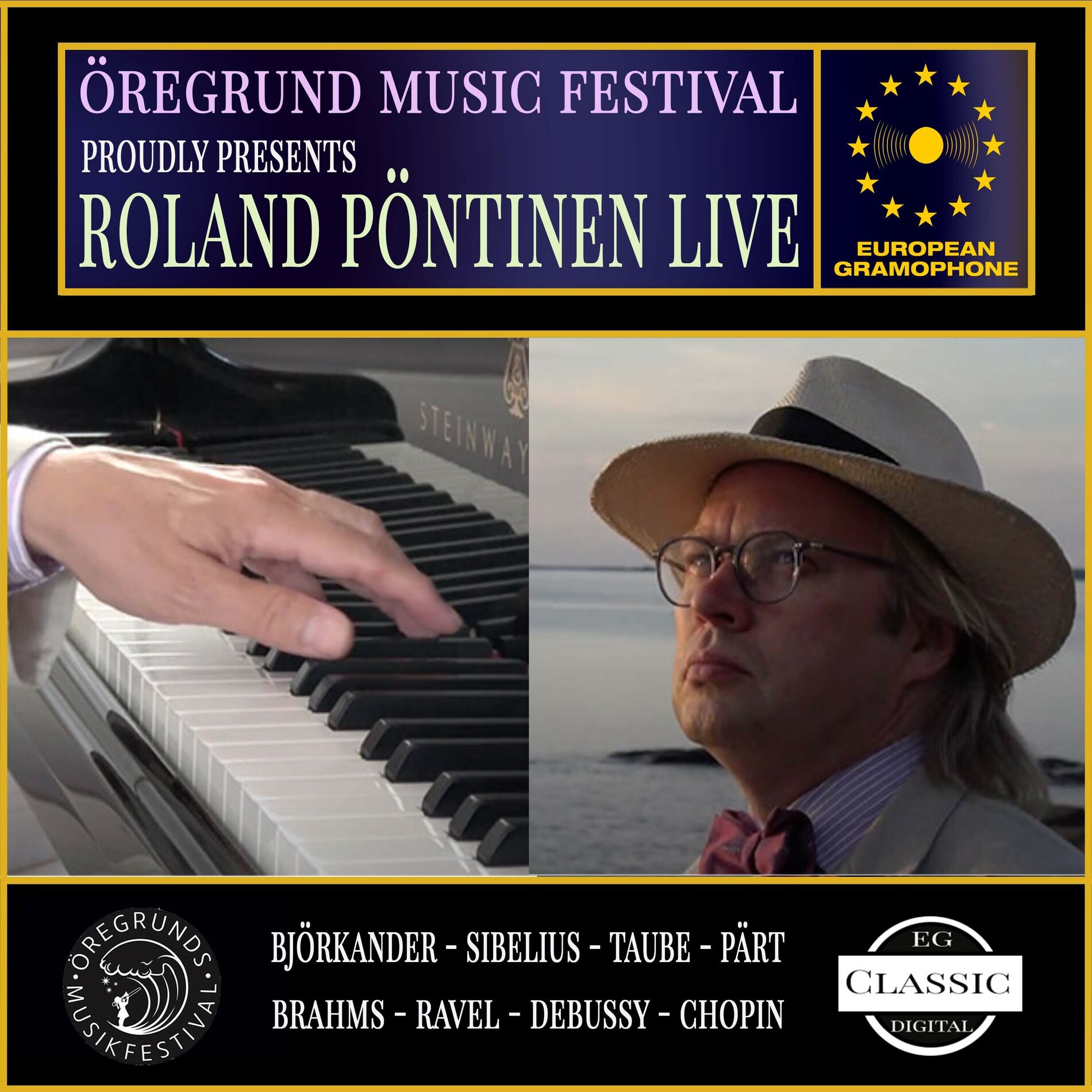 Album cover of Roland Pöntinen Live