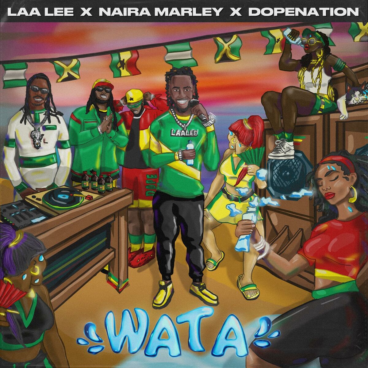 Album cover of Wata (feat. Naira Marley, DopeNation and Maxx Jetblac)