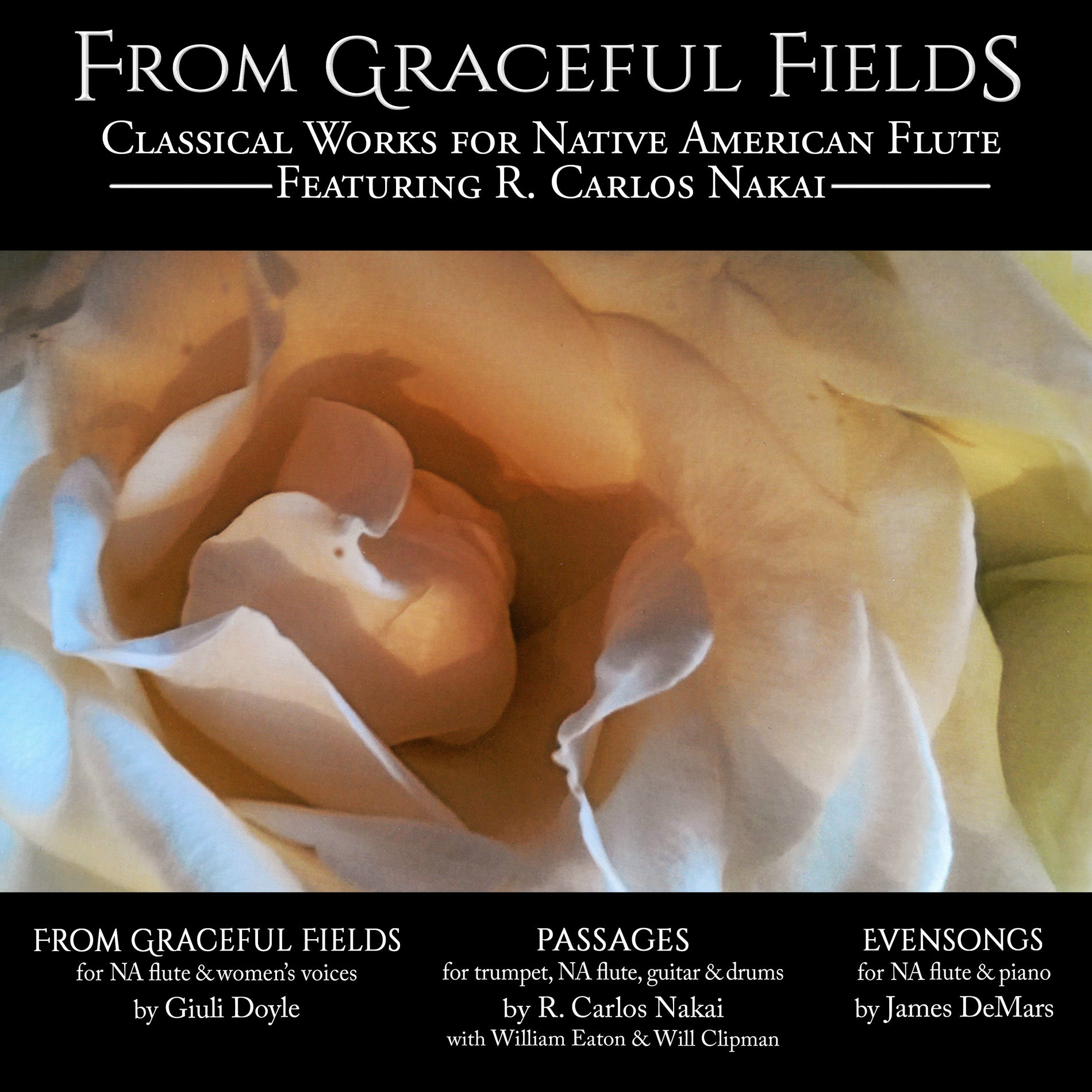 Album cover of From Graceful Fields (Classical Works for Native American Flute)