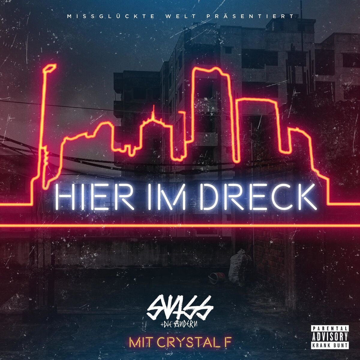 Album cover of Hier im Dreck (feat. Crystal F)