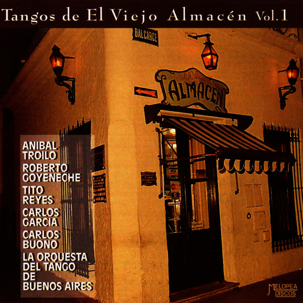 Album cover of Tangos del Viejo Almacén Vol.1