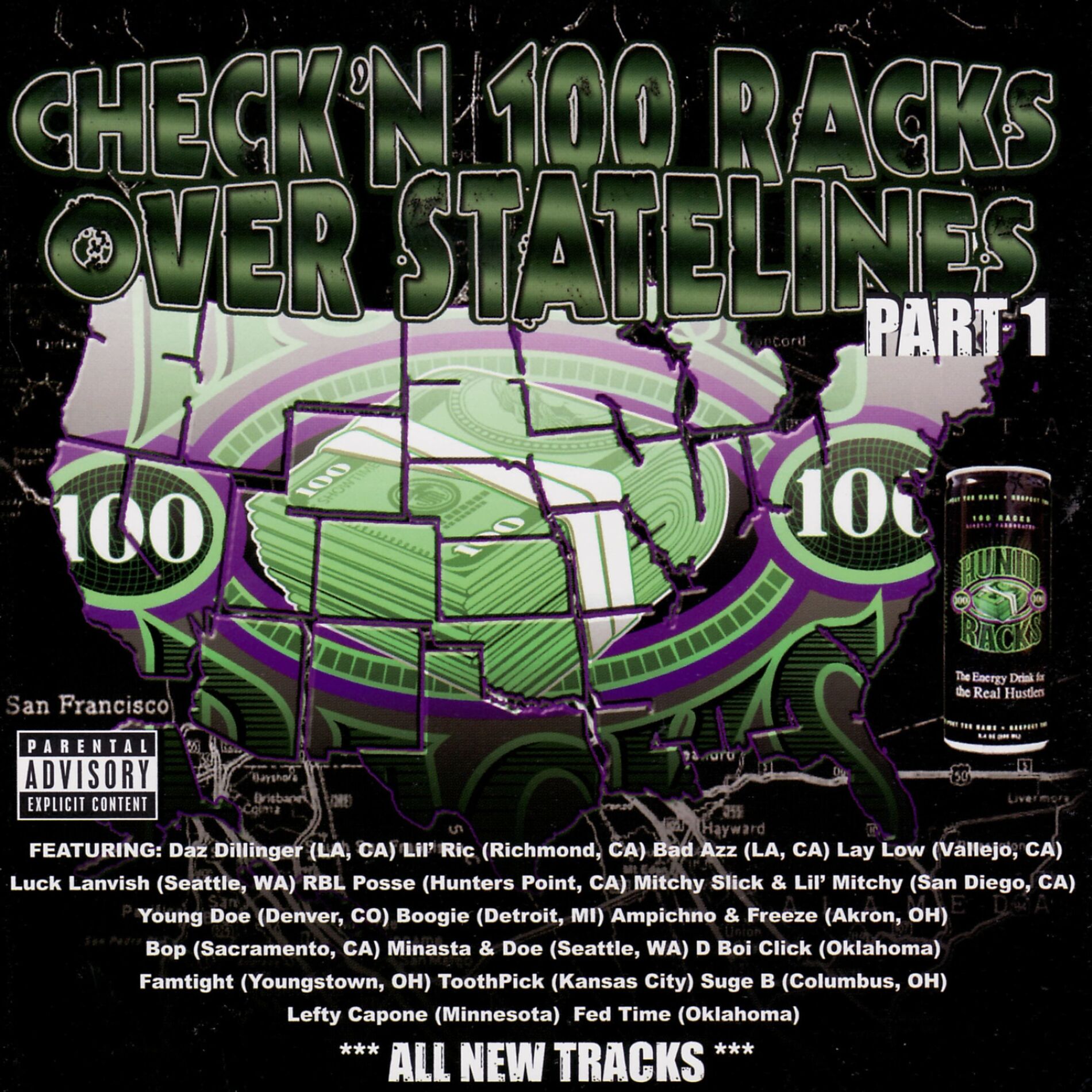 Album cover of Check'n 100 Racks Over Statelines