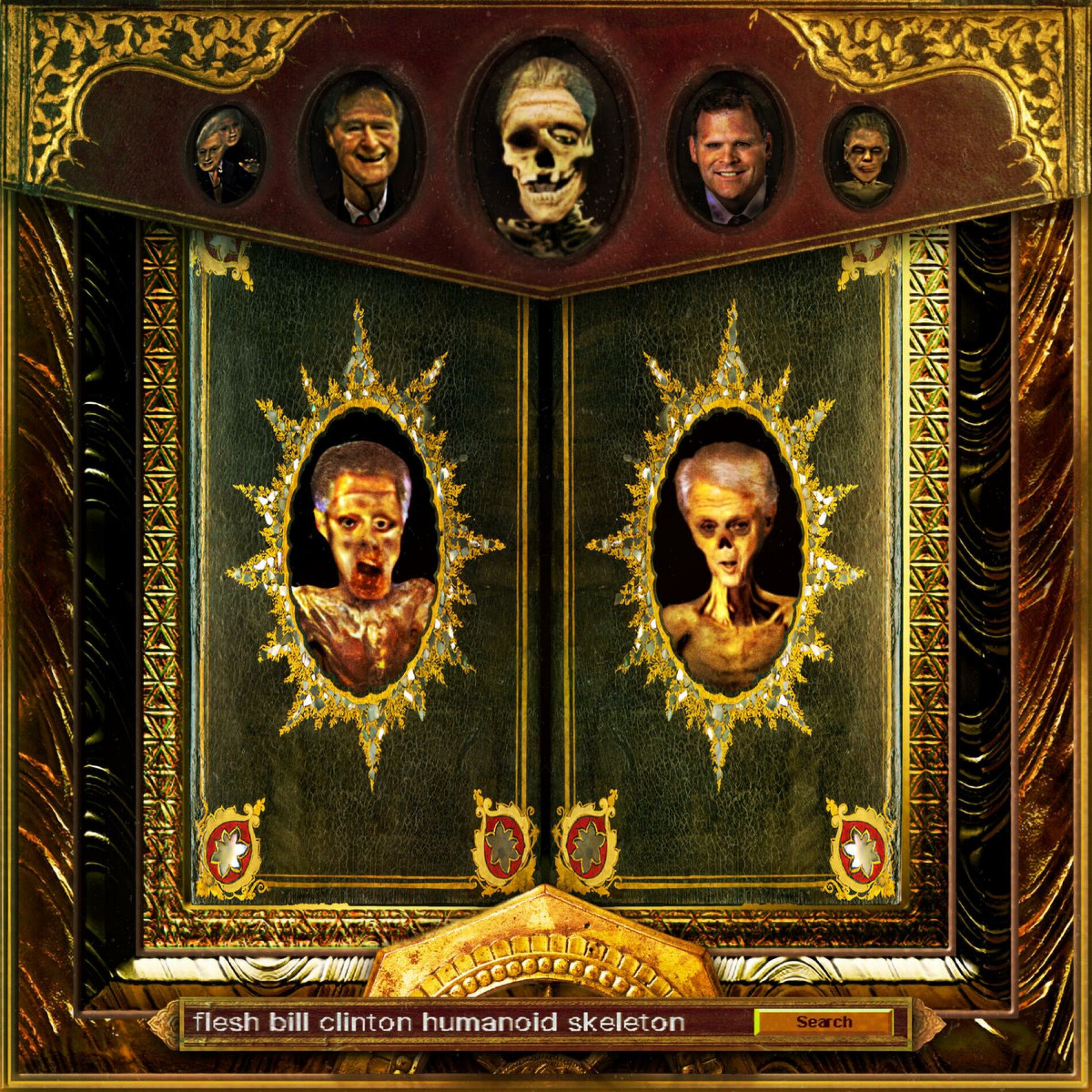 Album cover of Flesh Bill Clinton Humanoid Skeleton