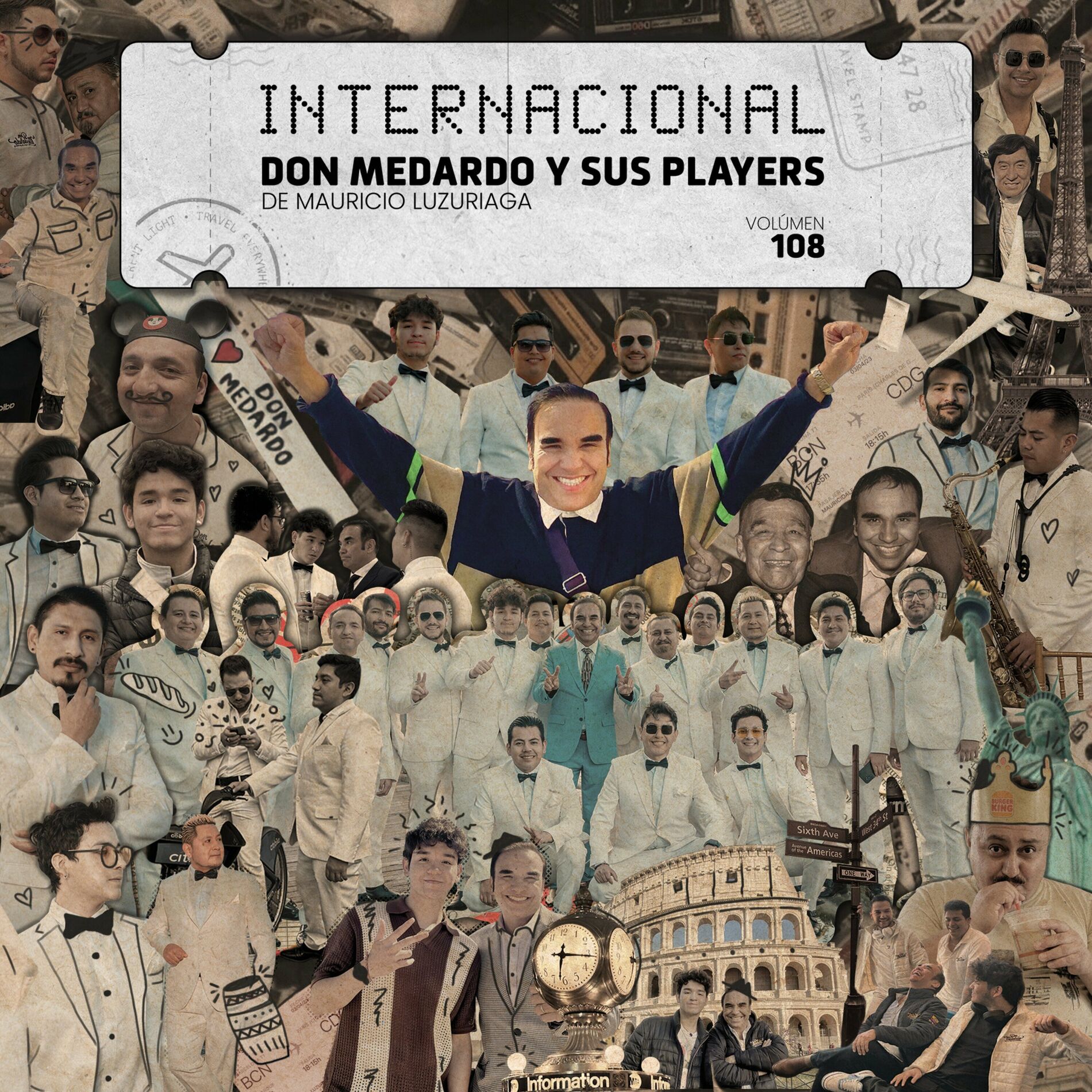 Album cover of Vol 108. Internacional