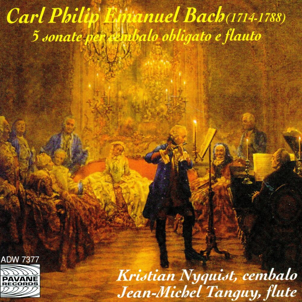 Picture of C. P. E. Bach: 5 Sonate per cembalo obligato e flauto