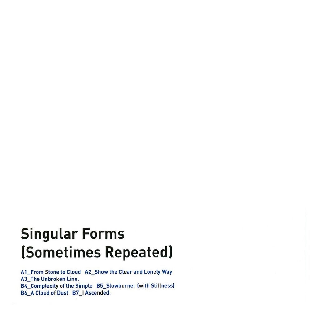 Picture of Singular Forms (Sometimes Repeated)
