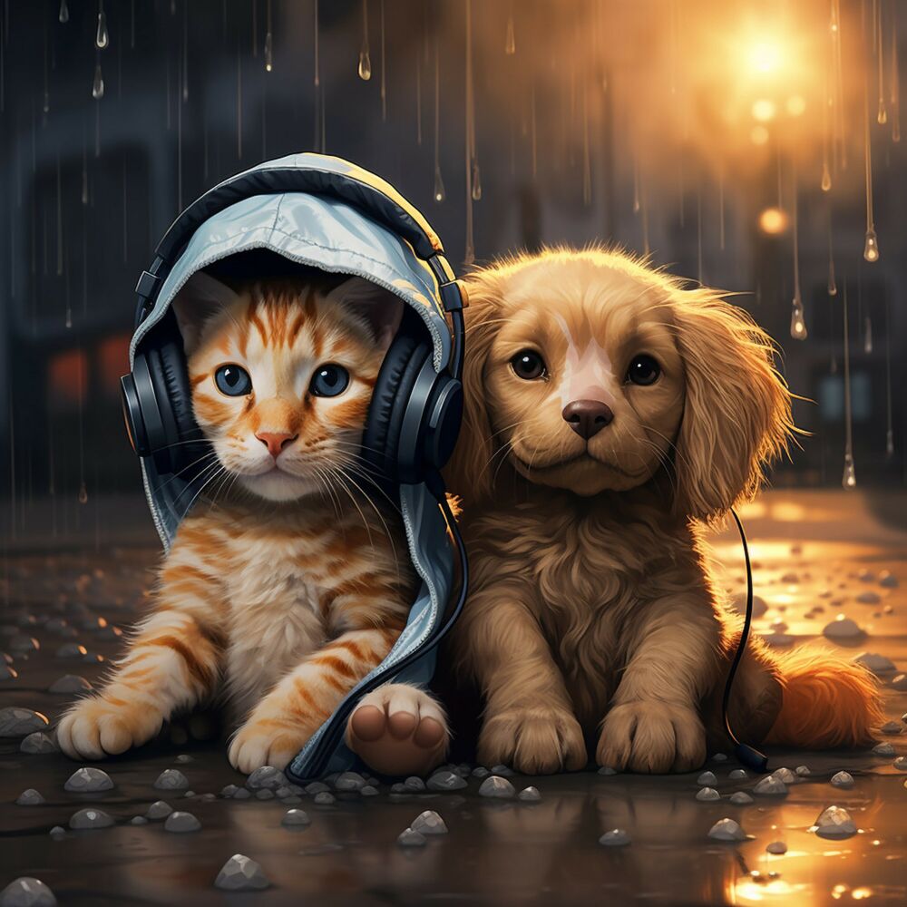 Picture of Pet Rain: Animal Soothing Rhythms