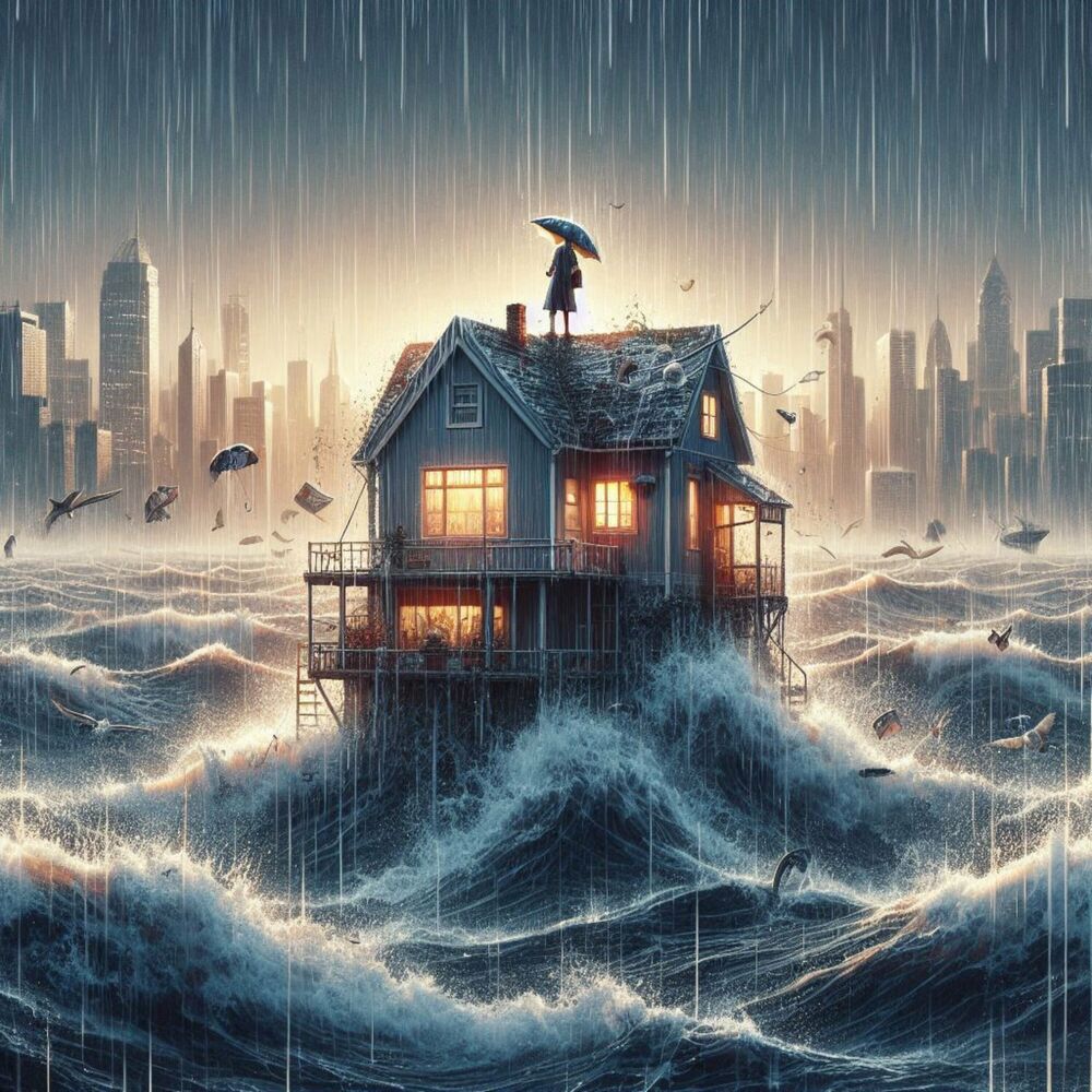 Picture of Heavy Rain at Home to Sleep, Rain Noise
