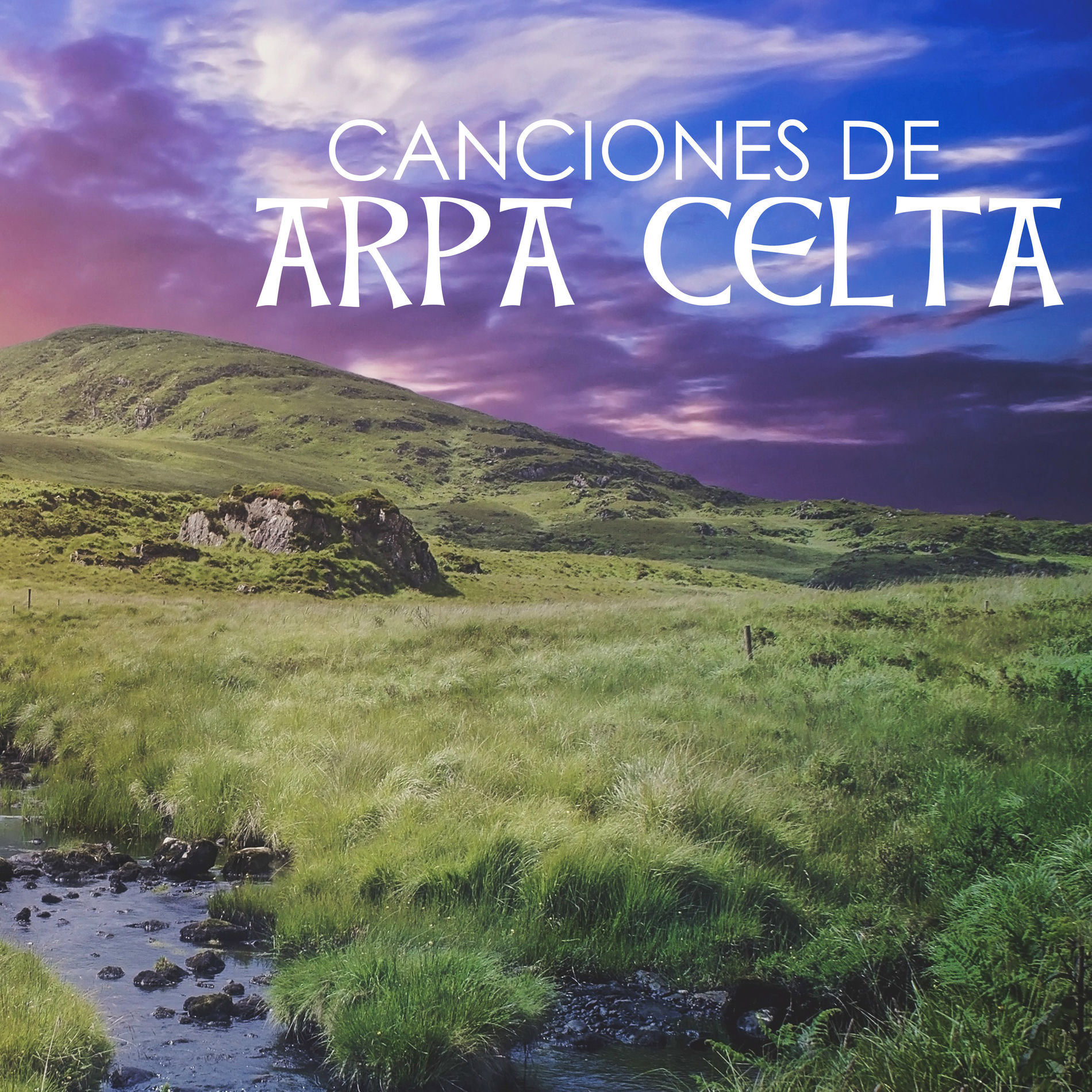 Album cover of Canciones de Arpa Celta - Música Relajante Tradicional Irlandesa, Flauta, Guitarra y Violín Instrumental