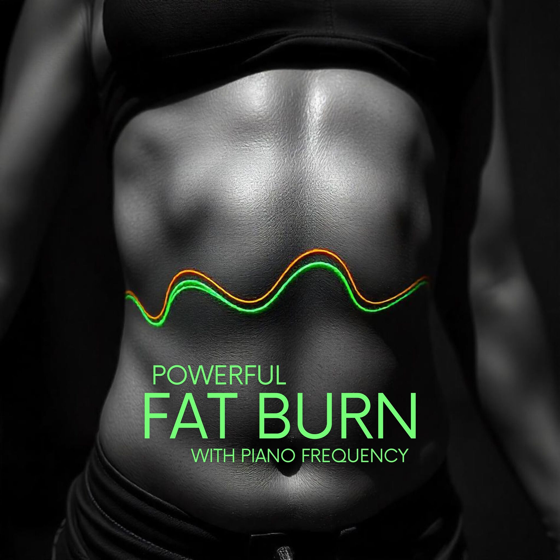 Album cover of Powerful Fat Burn with Piano Frequency