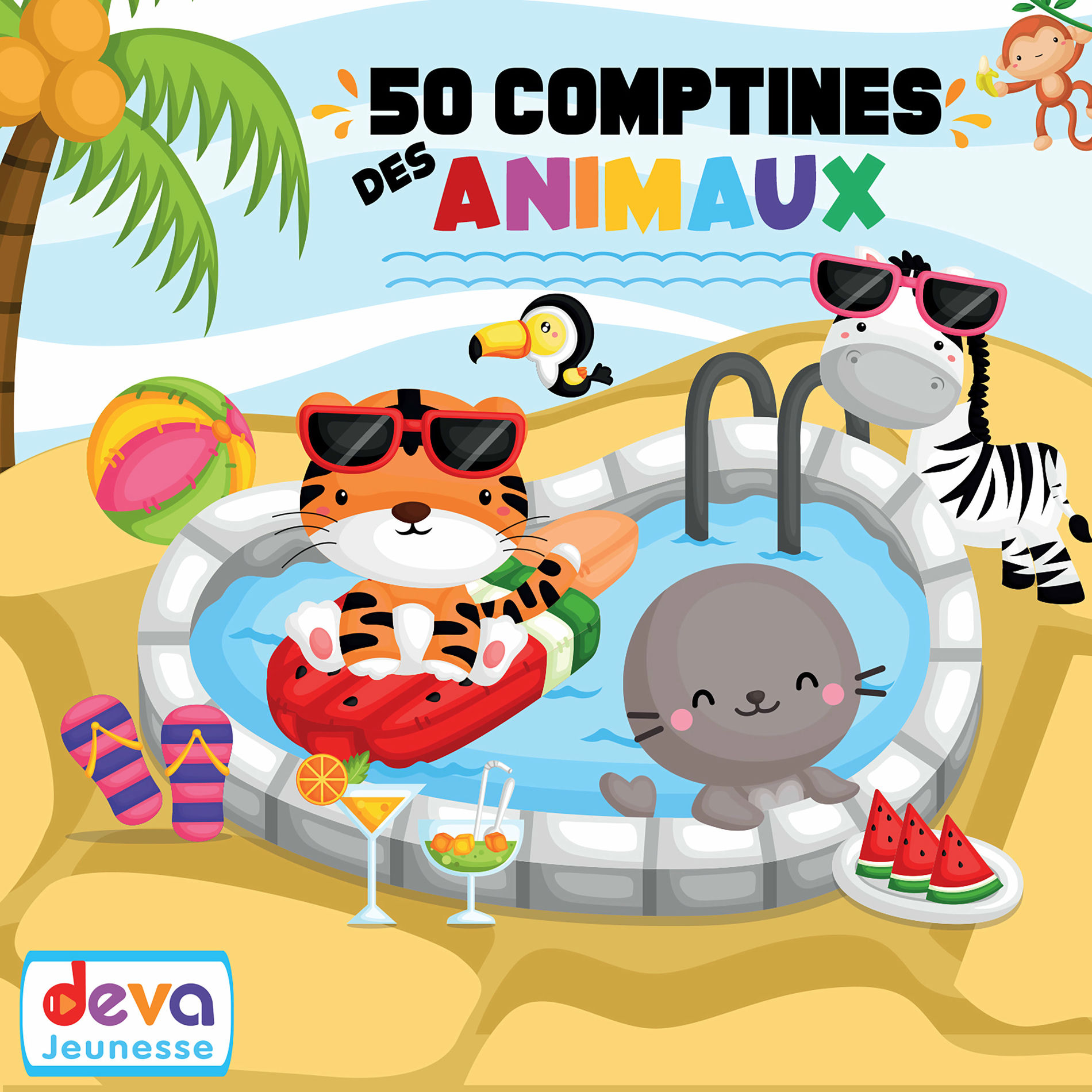Album cover of 50 comptines des animaux