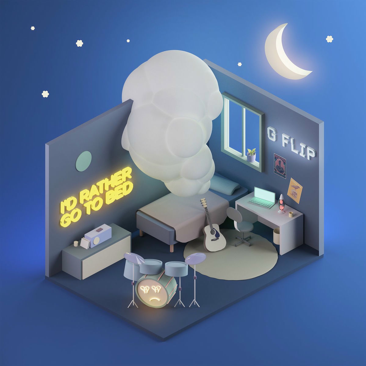 Album cover of I’D RATHER GO TO BED