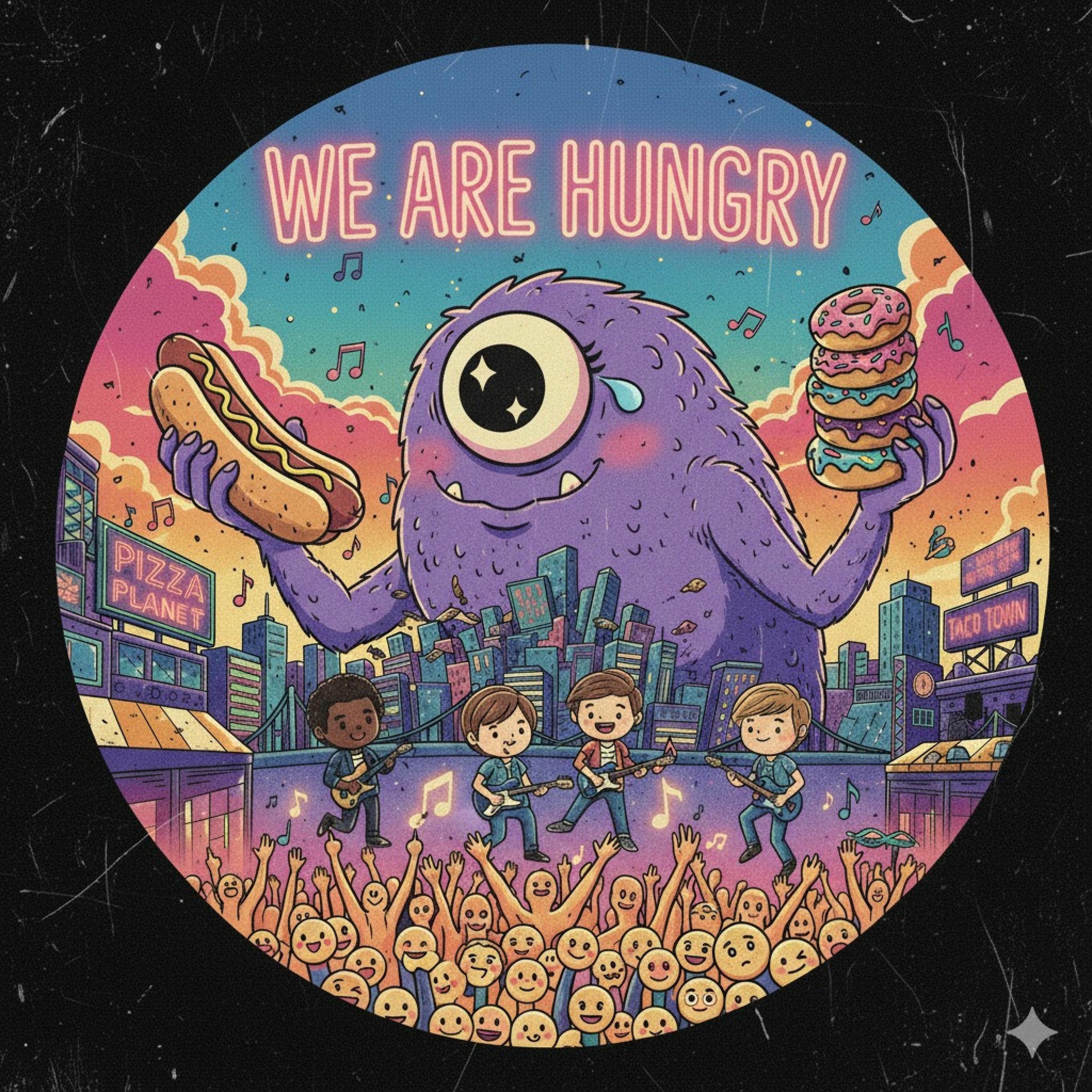 Album cover of we are hungry