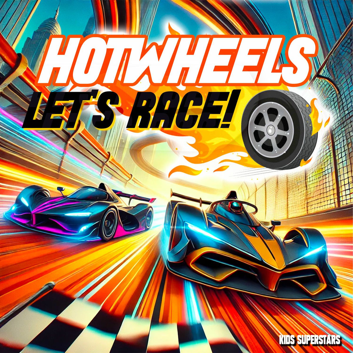 Album cover of Hot Wheels! Let's Race