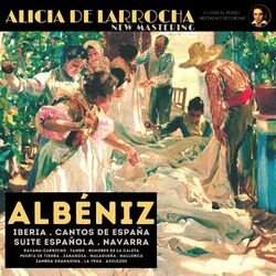 Cover of Albéniz: Iberia, Cantos de España, Suite Española by Alicia de Larrocha