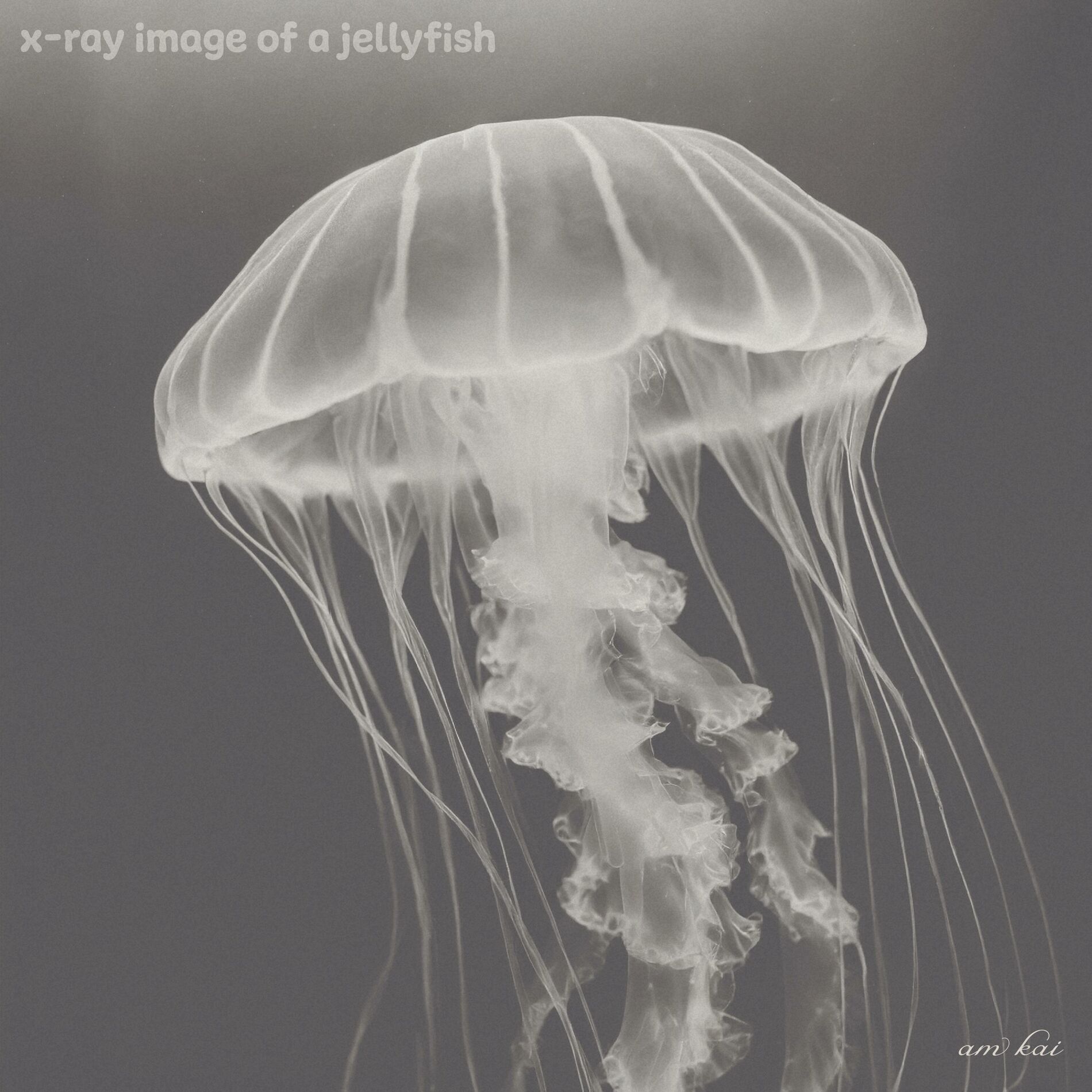 Album cover of x-ray image of a jellyfish
