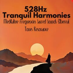 Cover of 528Hz Tranquil Harmonies Meditative Frequencies Sacred Sounds Ethereal Tones Resonance