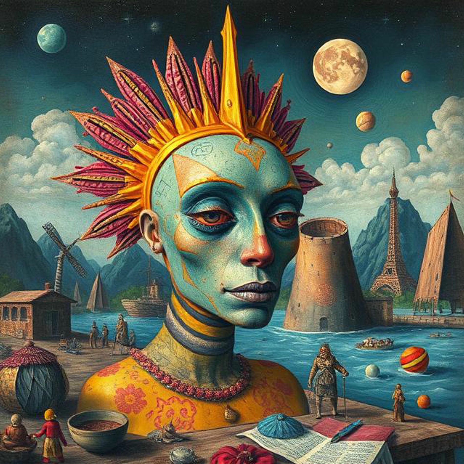 Album cover of Retro's Picasso (feat. Elohim, Naomi Wild, El Michels Affair & trabbey)